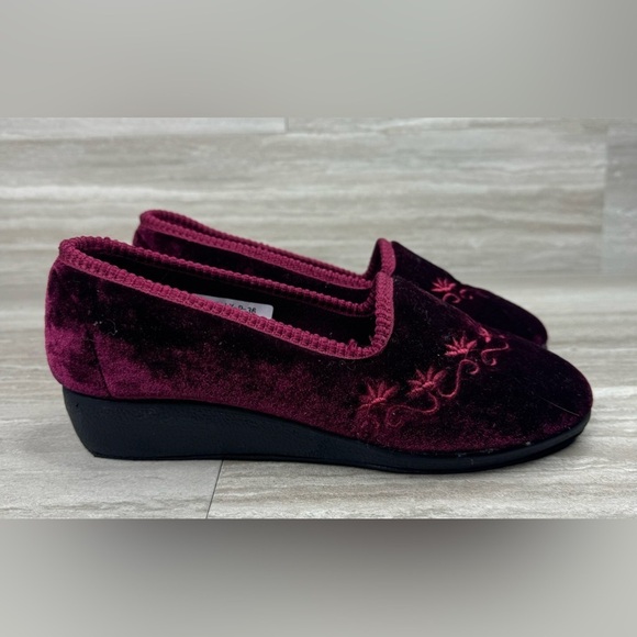 NEW! Spring Step Flexus Jolly Velvet Indoor Slippers Womens EU 36 US 5.5-6 - Picture 1 of 13